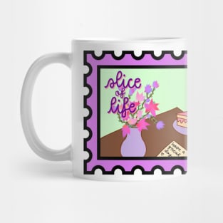 Slice of Life Postage Stamp Mug